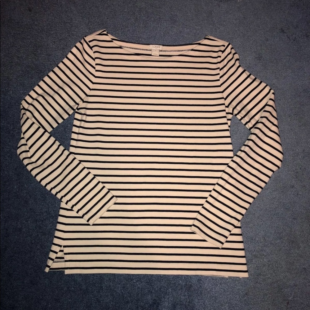 J.Crew Striped Long Sleeve Shirt